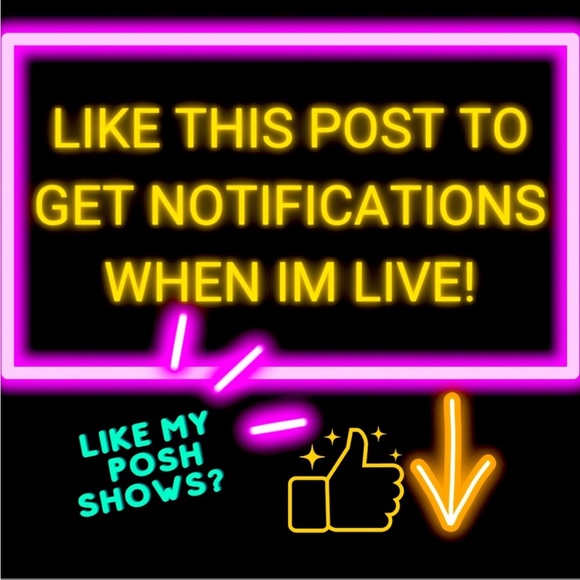 🔥🔥 Like This Post To Be Notified When I Go Live! 🔥🔥 - Picture 1 of 2